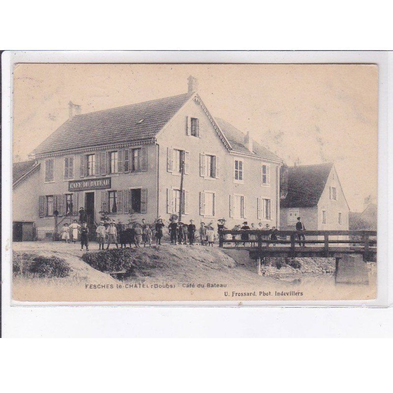FESCHES-le-CHATEL: café du bateau - très bon état
