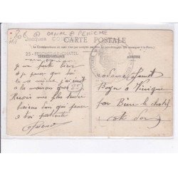 FESCHES: le port, canal, peniche - état