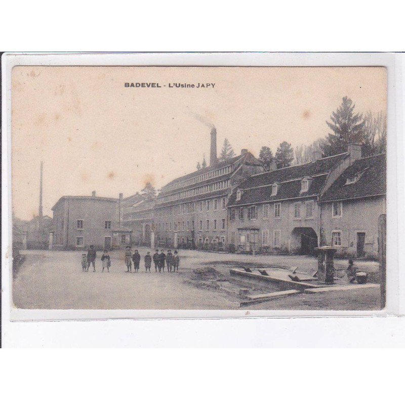 BADEVEL: l'usine japy - état