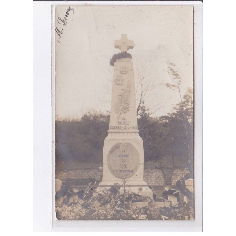 SOYE: monument aux morts - très bon état