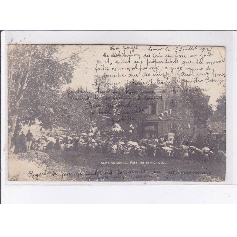 SEPTFONTAINES: fête de saint-victoire - état
