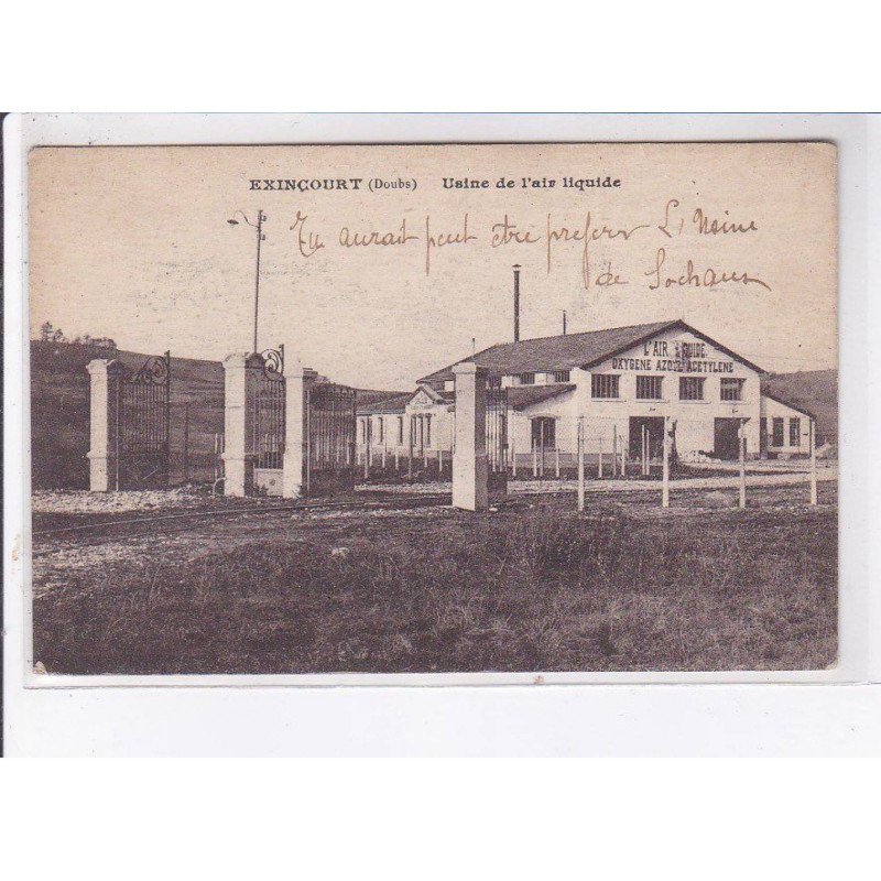 EXINCOURT: usine de l'air liquide - très bon état