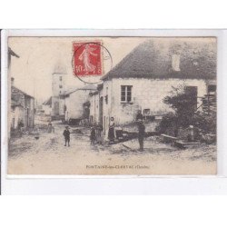FONTAINE-les-CLERVAL: scène de village - très bon état