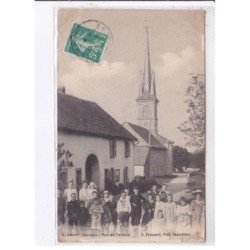 BLAMONT: rue du temple, église - état