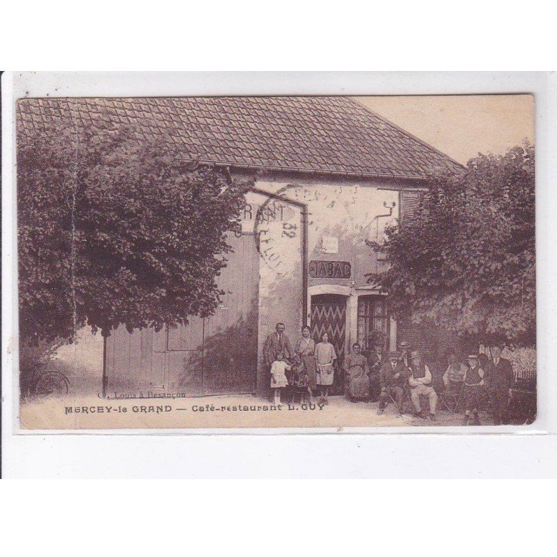 MERCY-le-GRAND: café-restaurant L. Guy - état