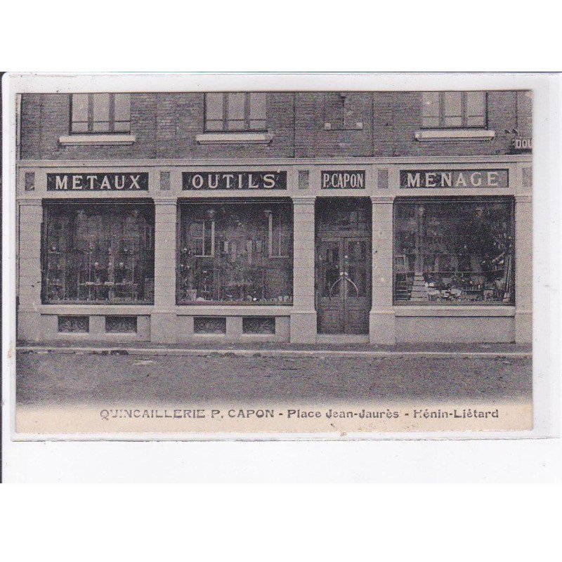 CARVIN: métaux, outils, P. Capon, ménage, quincaillerie, place jean-jaurès - très bon état