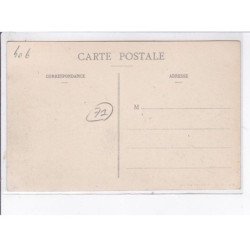 VERDUN-sur-le-DOUBS: la gare et l'arrivée d'un train - très bon état