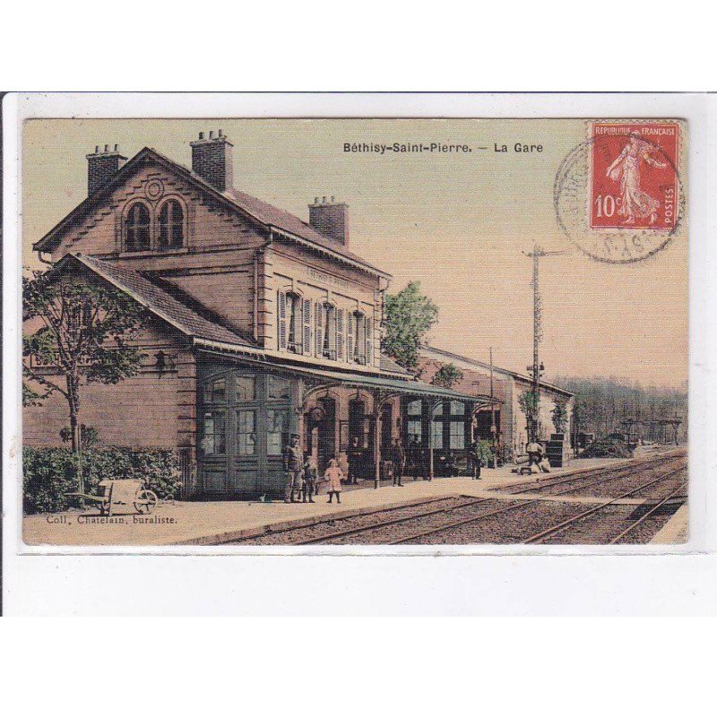 BETHISY-SAINT-PIERRE: la gare - très bon état