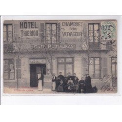 TOUL: hôtel thiérion, chambres pour voyageurs, café restaurant, billard - état