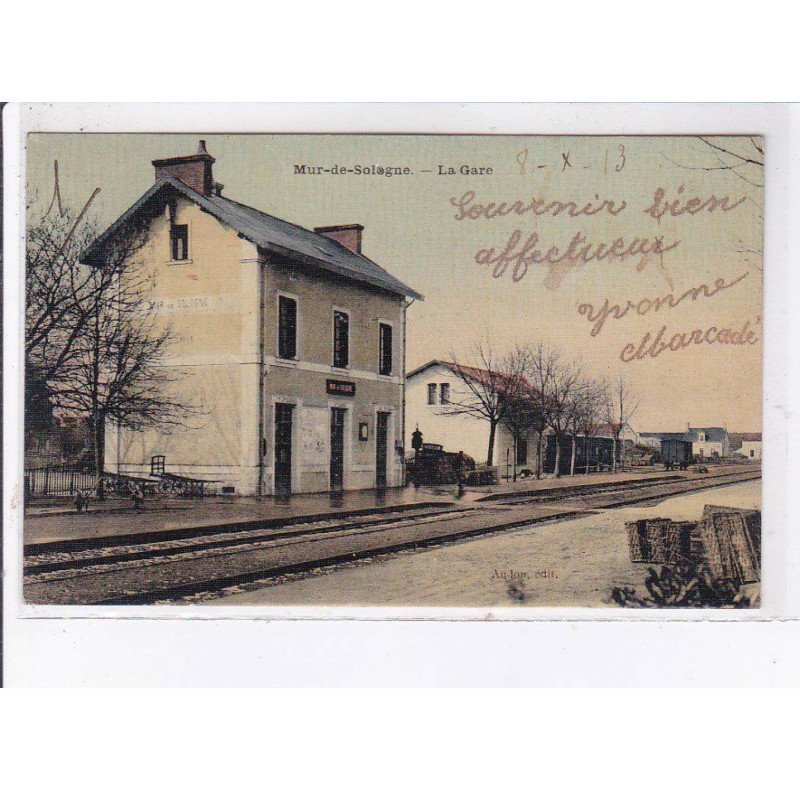 MUR-de-SOLOGNE: la gare - très bon état