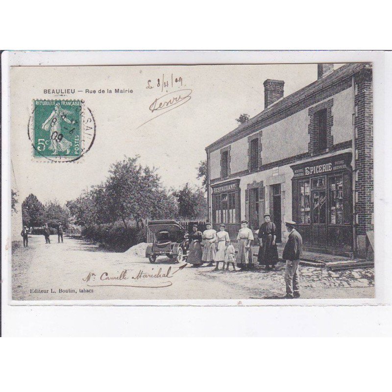 BEAULIEU: rue de la mairie - très bon état