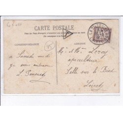 CHATILLON-COLILGNY: grande rue et route de saint-maurice-sur-aveyron - état