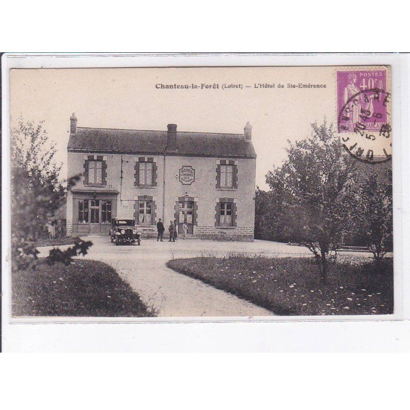 CHATEAU-la-FORET: l'hôtel de sainte-emérence - très bon état