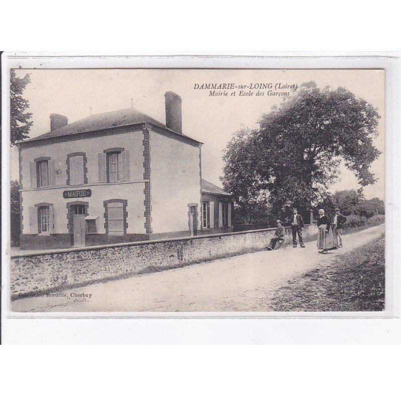 DAMMARIE-sur-LOING: mairie et école des garçons - très bon état