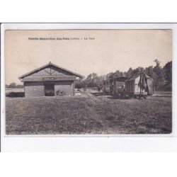 SAINTE-GENEVIEVE-des-BAINS: la gare - très bon état