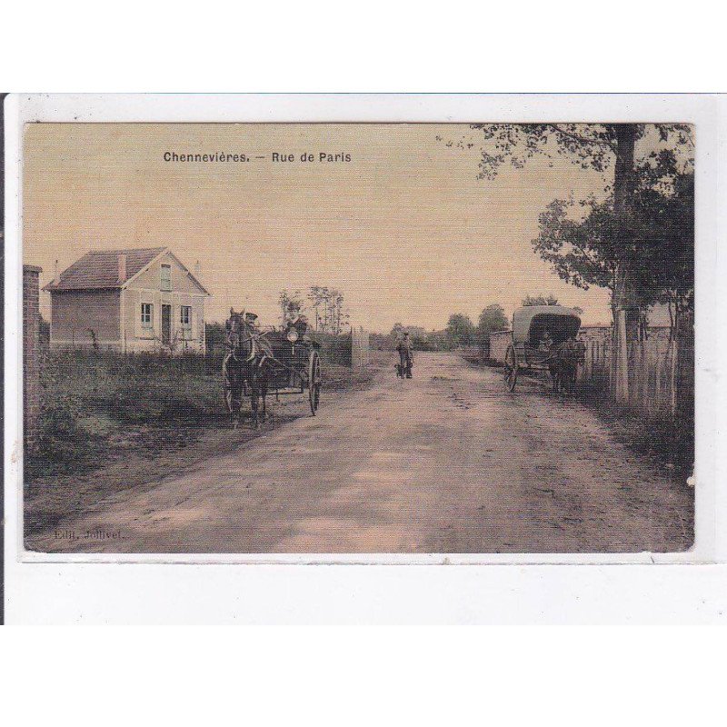 CHENNEVIERES: rue de paris - état