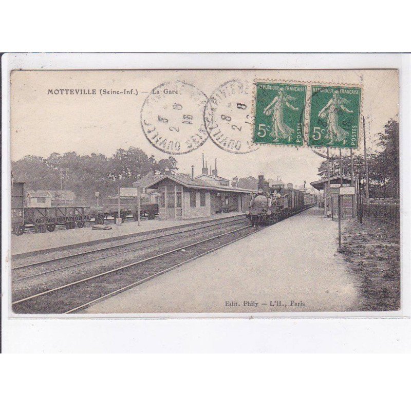 MOTTEVILLE: la gare - très bon état