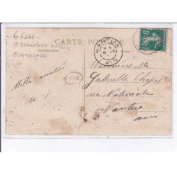 CHEZERY: transport du bois, attelage, rue principale et route de lèlex - état