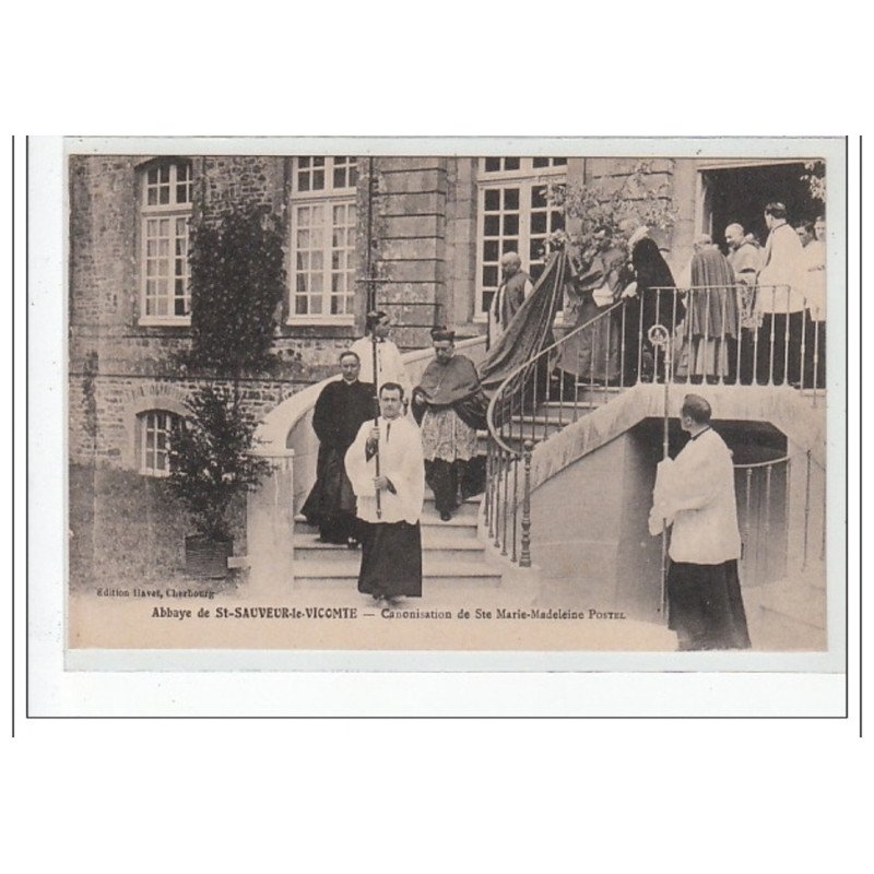 Abbaye de SAINT SAUVEUR LE VICOMTE - Canonisation de Sainte Marie-Madeleine Postel - très bon état