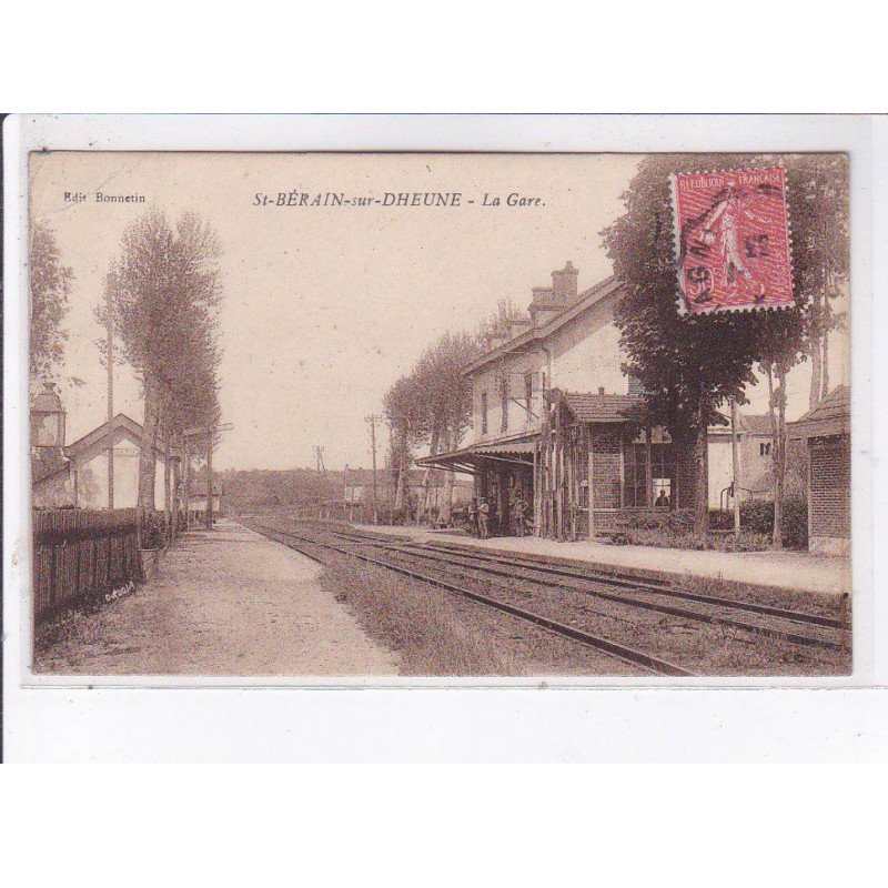 SAINT-BERAIN-sur-DHEUNE: la gare - état