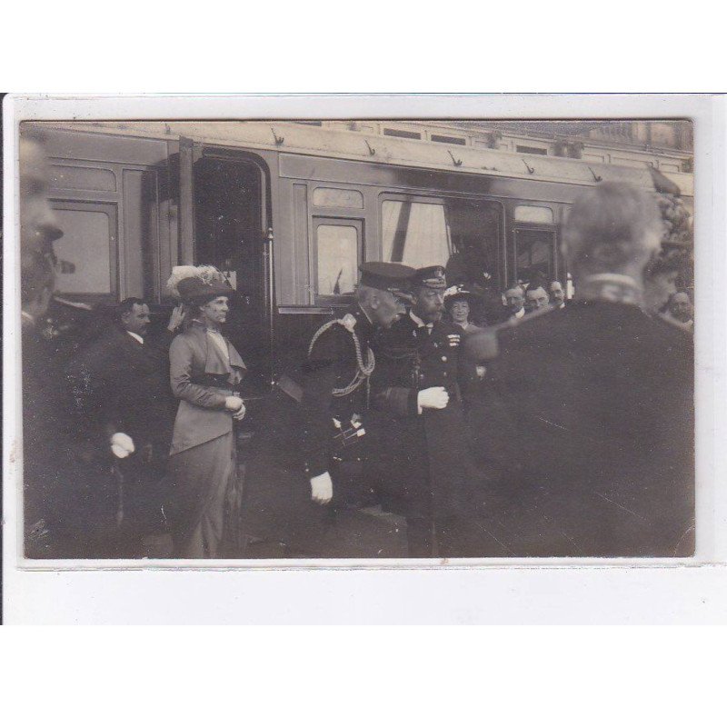 BOULOGNE-sur-MER: roi d'angleterre George V, gare maritime - très bon état