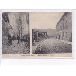 MONTROTTIER: hôtel bissardon, jeu de boule - très bon état