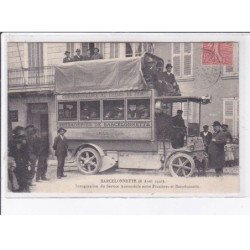 BARCELONNETTE: inauguration du service autommobile entre prunières et barcelonnette - très bon état