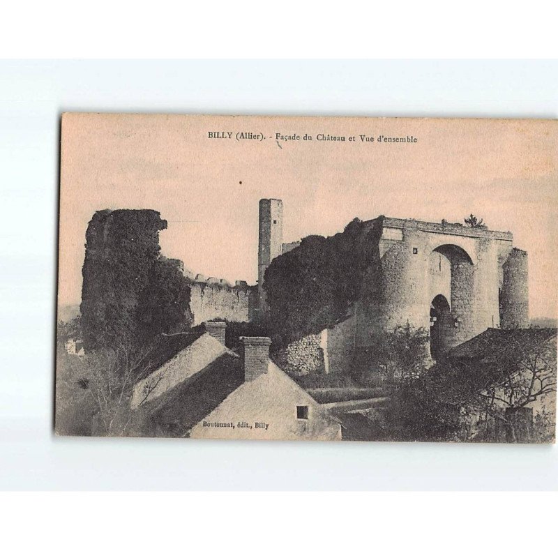 BILLY: Façade du Château et vue d'ensemble - très bon état BILLY: Façade du Château et vue d'ensemble - très bon état