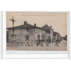 MAIRY SUR MARNE - La place et la Rue de Togny - très bon état