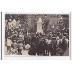 LA LONDE LES NAURES : inauguration de monument victor roux - tres bon etat