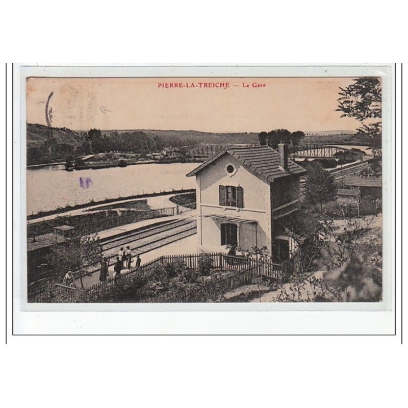 PIERRE LA TREICHE - La gare - état