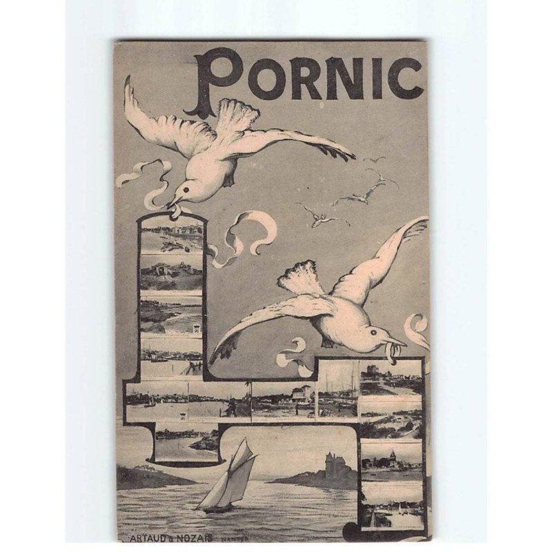 PORNIC : Carte Souvenir - état