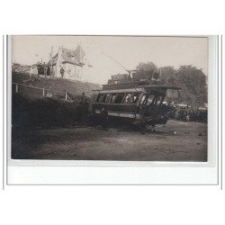 ROUEN : carte photo de l'accident du tramway en 1925 - très bon état