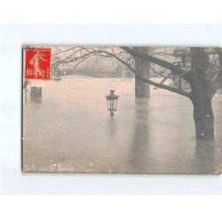 PARIS : Inondations de 1910, Pont des Saints-Pères - état