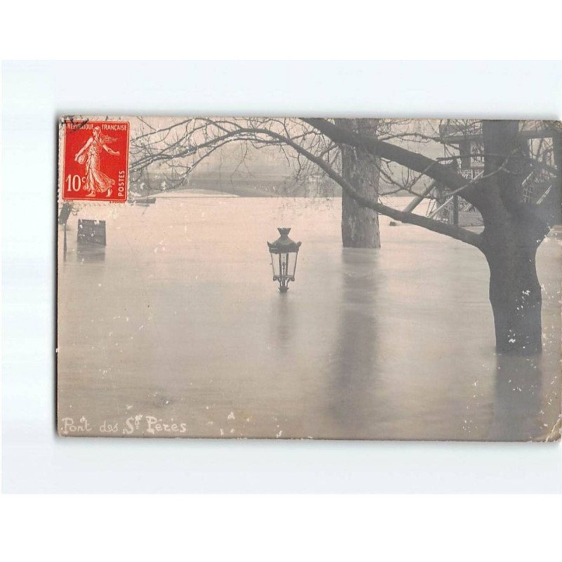 PARIS : Inondations de 1910, Pont des Saints-Pères - état PARIS : Inondations de 1910, Pont des Saints-Pères - état