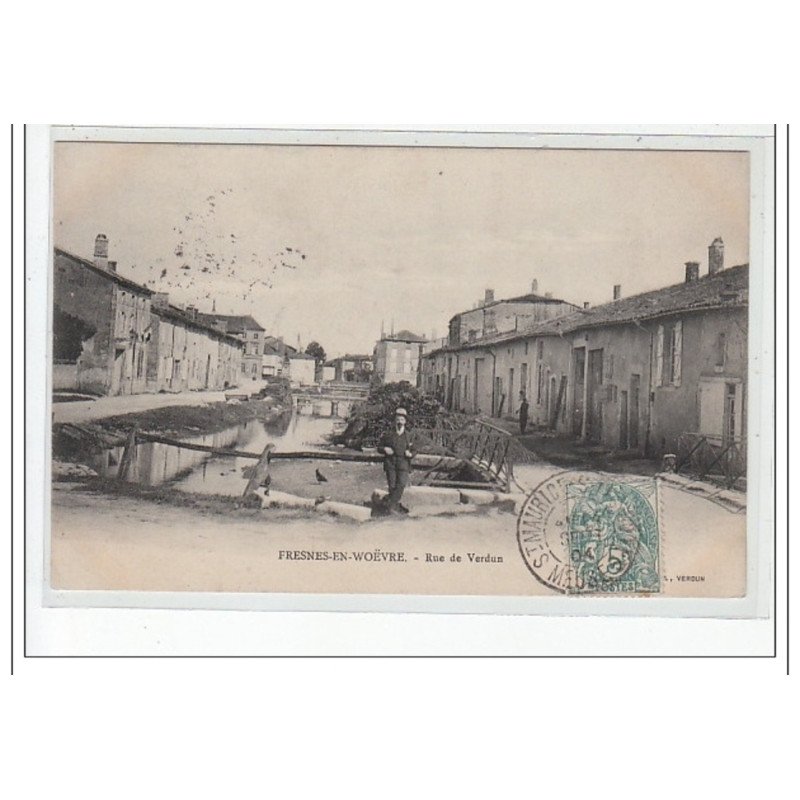 FRESNES EN WOËVRE - Rue de Verdun - très bon état FRESNES EN WOËVRE - Rue de Verdun - très bon état