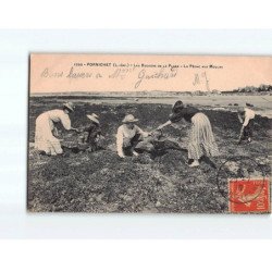 PORNICHET : Les Rochers de la Plage, la pêche aux moules - état