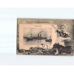 SAINT NAZAIRE : "La Champagne", carte souvenir - état