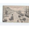 NANTES : Les Inondations, le Quai de la Fosse en 1872 - très bon état