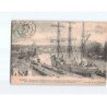 NANTES : Panorama de la ville et du Port les travaux des nouvelles jetées - état