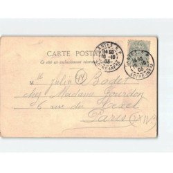 NANTES : Le pont transbordeur, son tablier entièrement posé en Août 1903 - état