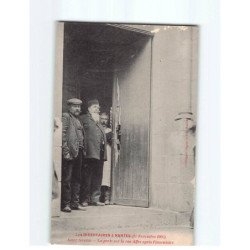 NANTES : Les Inventaires 1906, Saint-Nicolas, la porte sur la rue Affre après l'inventaire - état