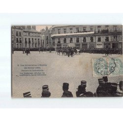 NANTES : Les Inventaires 1906, Devant la Cathédrale, les gendarmes refoulant les manifestants - très bon état