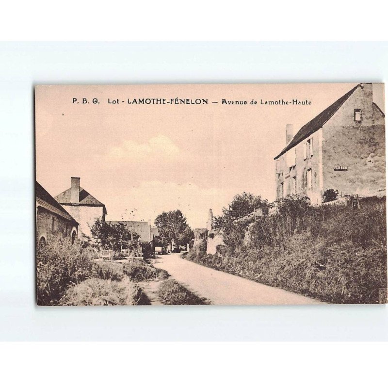 LAMOTHE FENELON : Avenue de Lamothe-Haute - très bon état