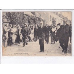 LAPLEAU: de la gare à la mairie, le 11 septembre 1913 - état