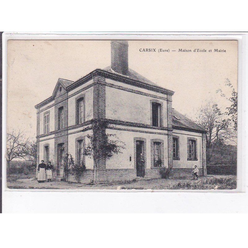 CARSIX: maison d'école et mairie - état