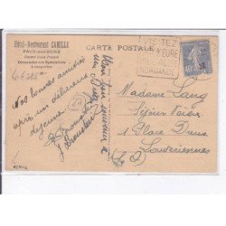 PACY-sur-EURE: hôtel-restaurant camille - état