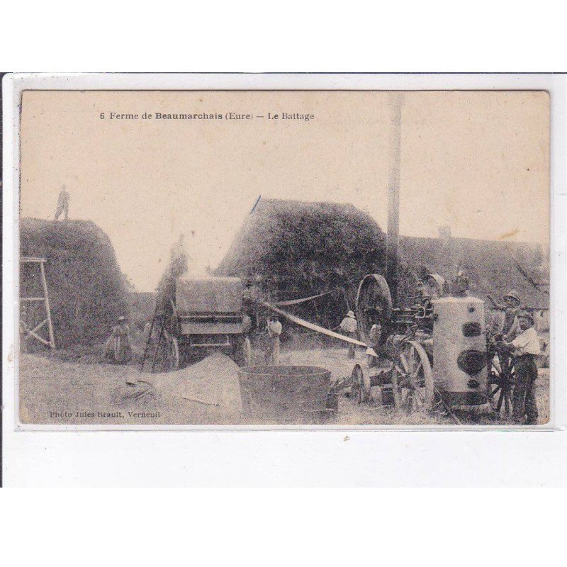 BEAUMARCHAIS: le battage, ferme - état