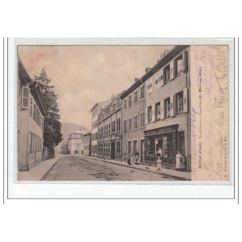 SAINTE MARIE AUX MINES - Grande Rue - JUDAICA (?) - très bon état