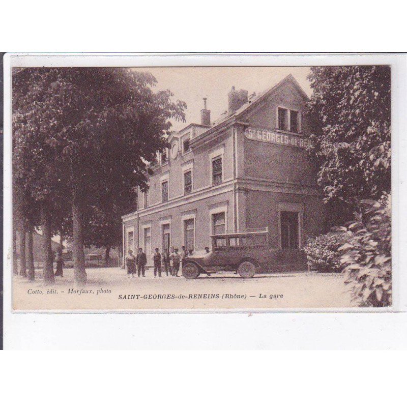 SAINT-GEORGES-de-RENEINS: la gare, autobus - très bon état
